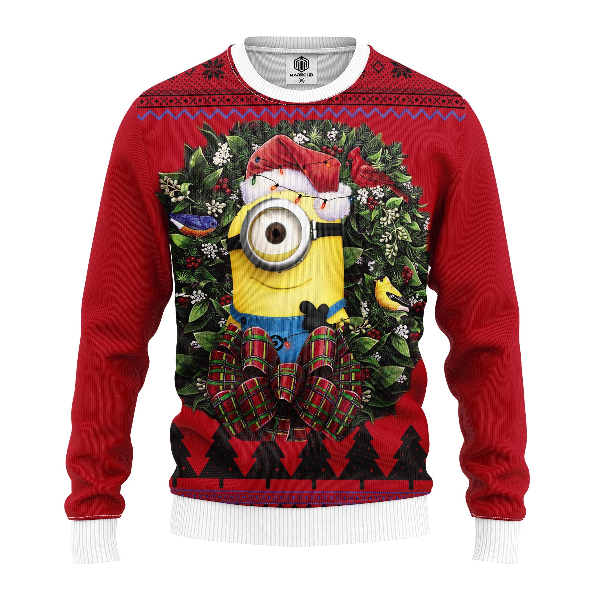 Minion Despicable Me Noel Mc Ugly Christmas Sweater Thanksgiving Gift