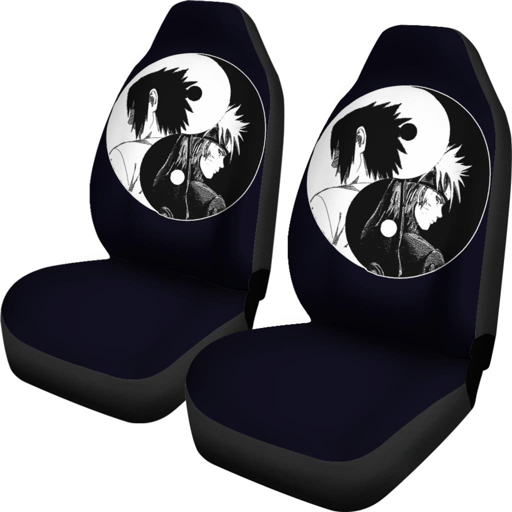 Naruto Sasuke Yin And Yang Car Seat Covers Amazing Best Gift Idea