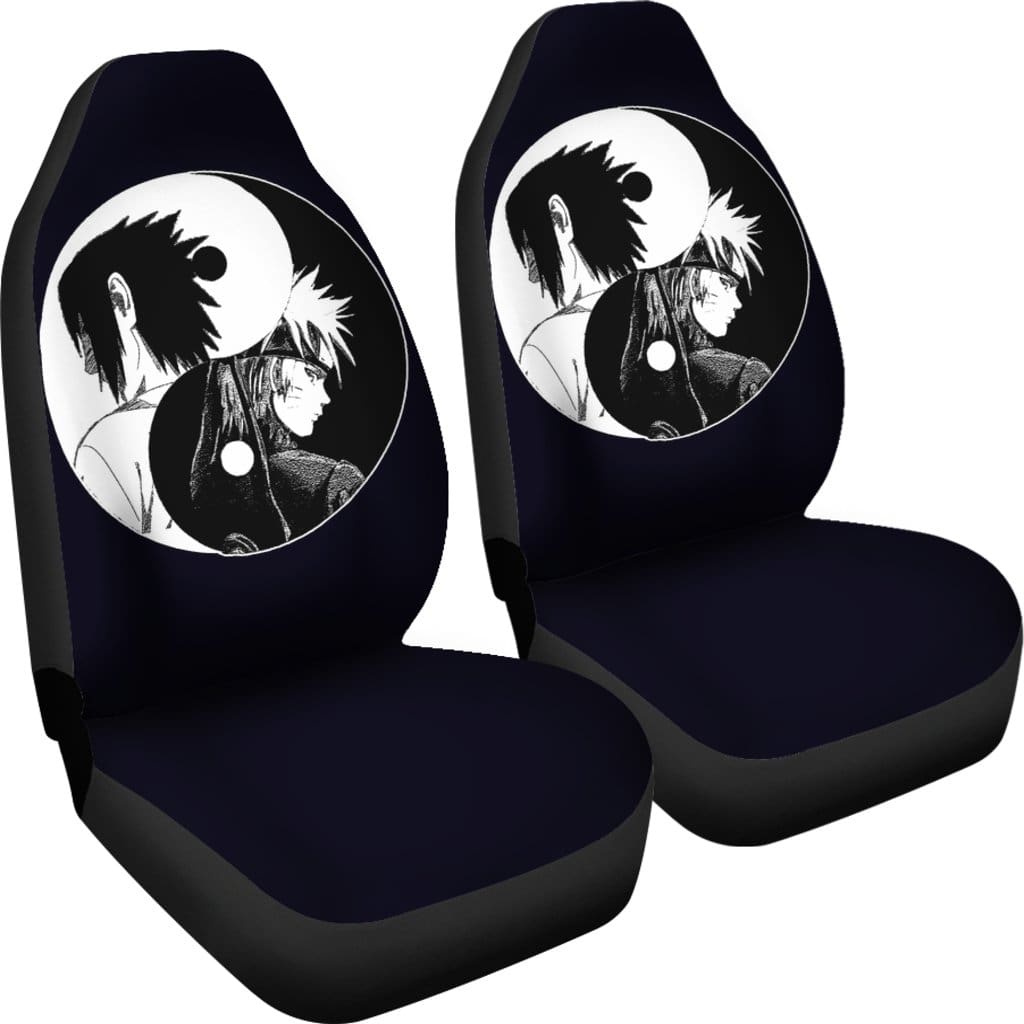 Naruto Sasuke Yin And Yang Car Seat Covers Amazing Best Gift Idea