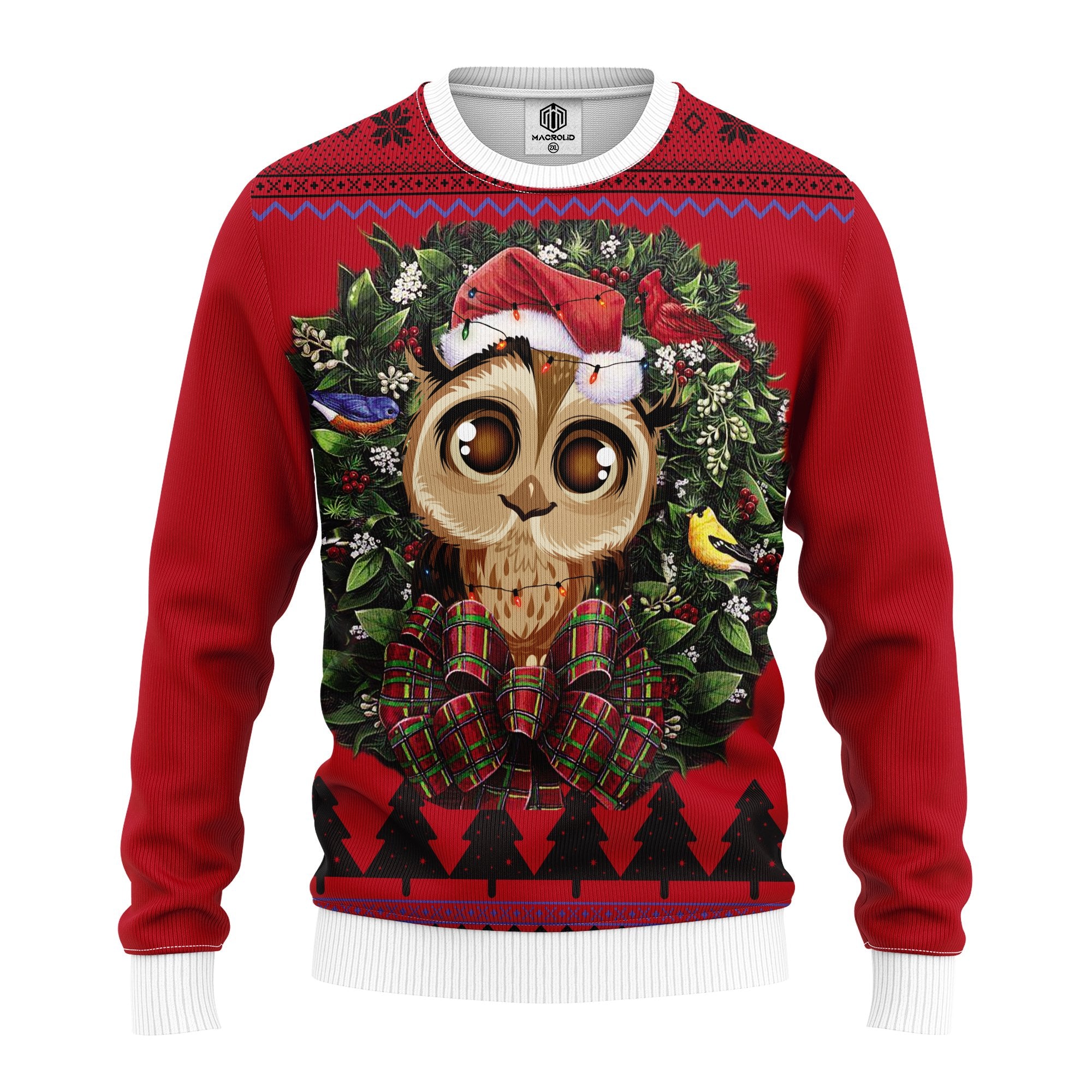 Owl Noel Mc Ugly Christmas Sweater Thanksgiving Gift