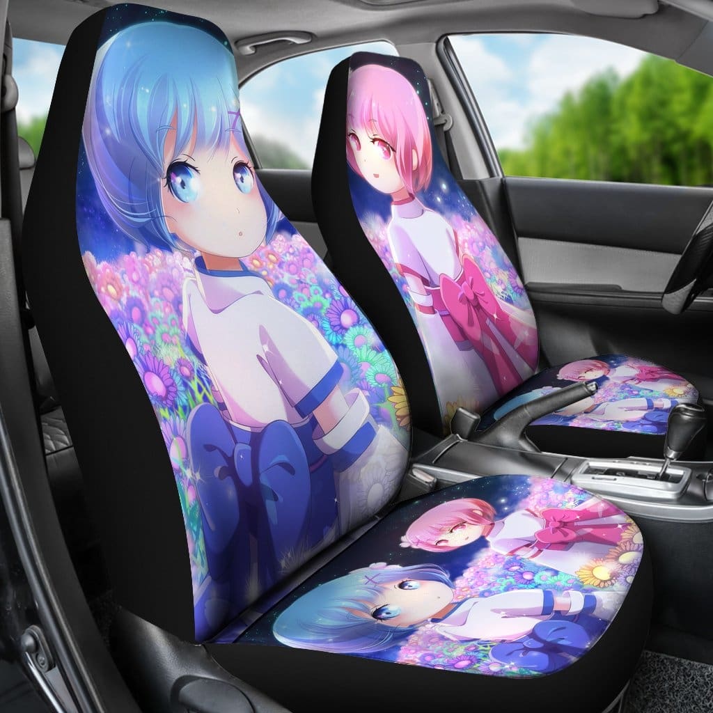 Rem And Ram Re:Zero Car Seat Covers 2 Amazing Best Gift Idea