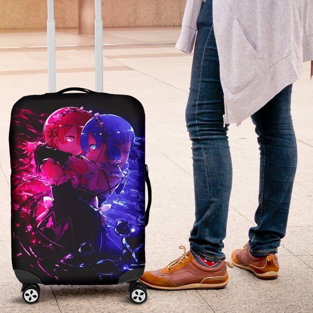 Rem And Ram Re:Zero Luggage Covers
