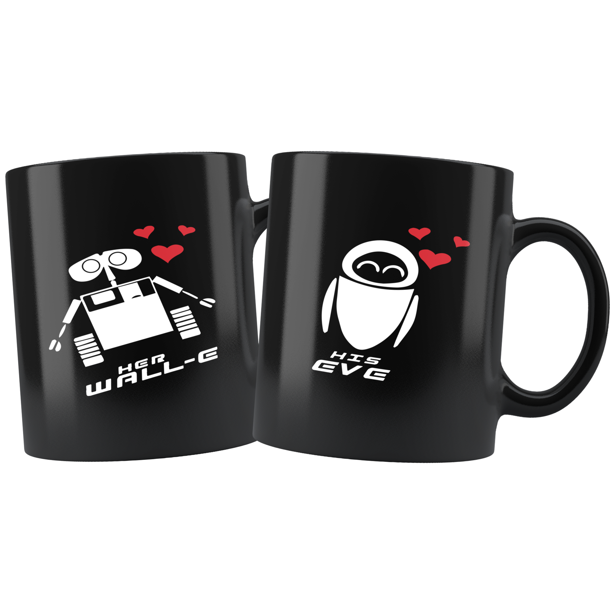 Wall-E Couple Combo Mugs