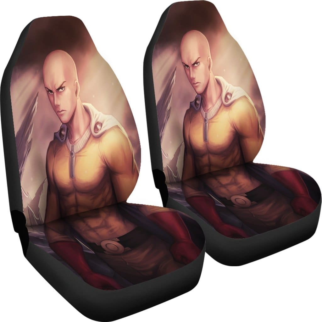 Saitama One Punch Man Car Seat Covers Amazing Best Gift Idea