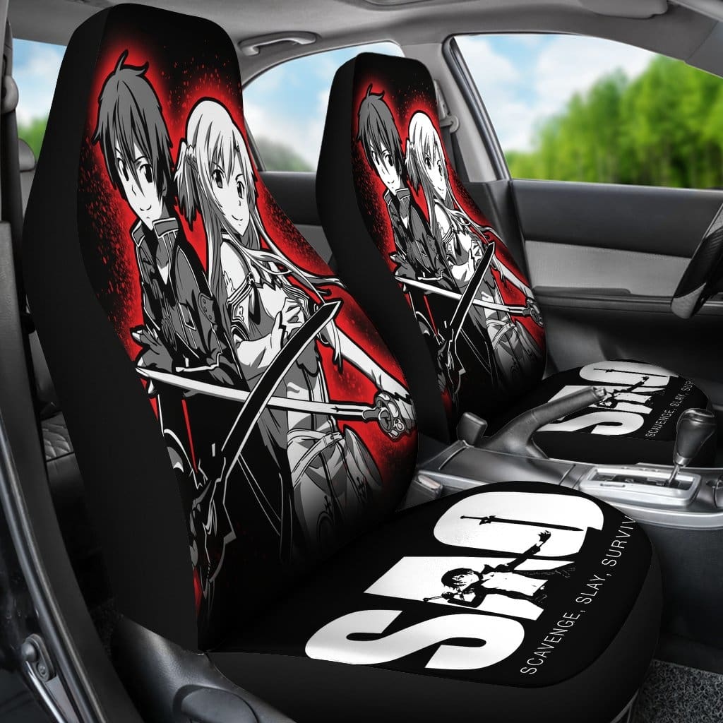 Sao Kirito Asuna 2021 Car Seat Covers Amazing Best Gift Idea