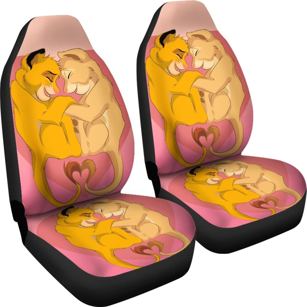 Simba Nala Love Car Seat Covers Amazing Best Gift Idea