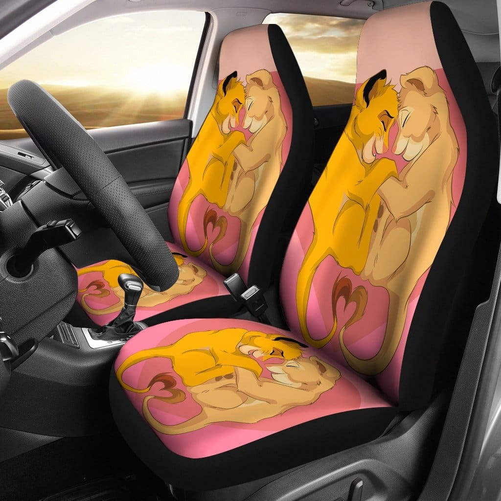 Simba Nala Love Car Seat Covers Amazing Best Gift Idea