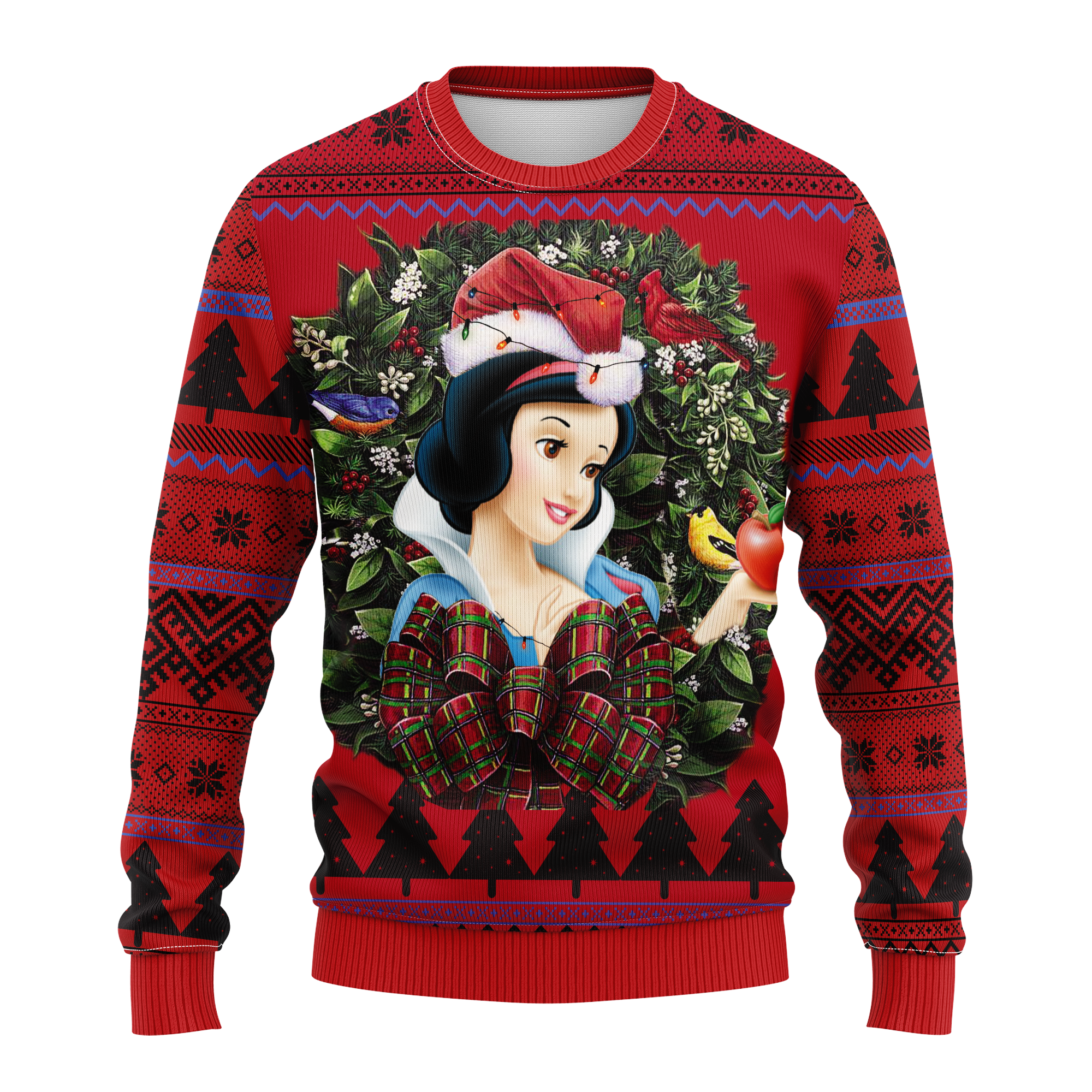 Snow White Princess Noel Mc Ugly Christmas Sweater Thanksgiving Gift