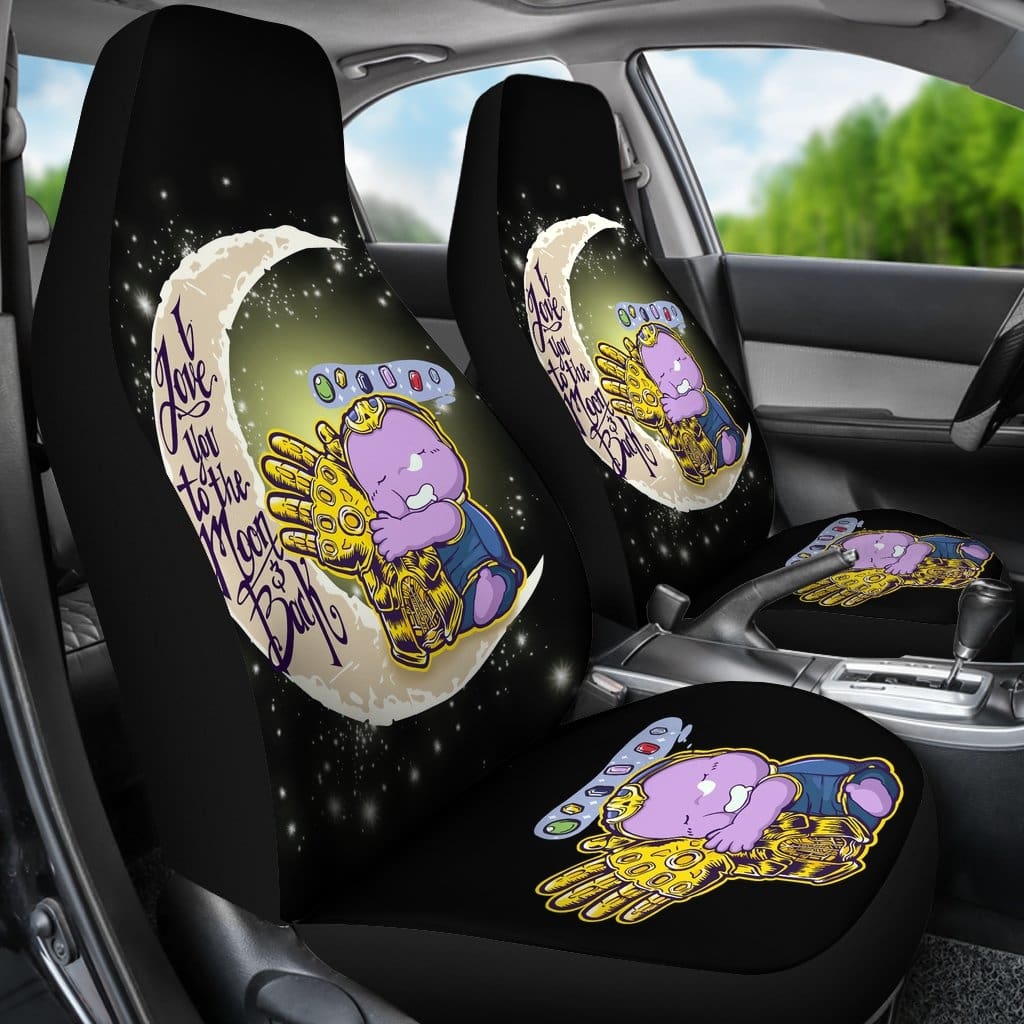Thanos Love Infinity Gauntlet Car Seat Covers Amazing Best Gift Idea