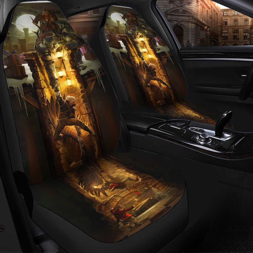 The Witcher Christmas Car Seat Covers Amazing Best Gift Idea