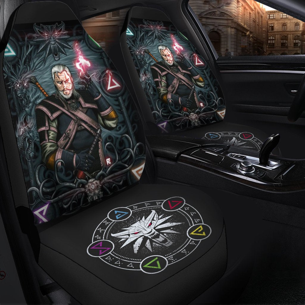 The Witcher Game Car Seat Covers Amazing Best Gift Idea