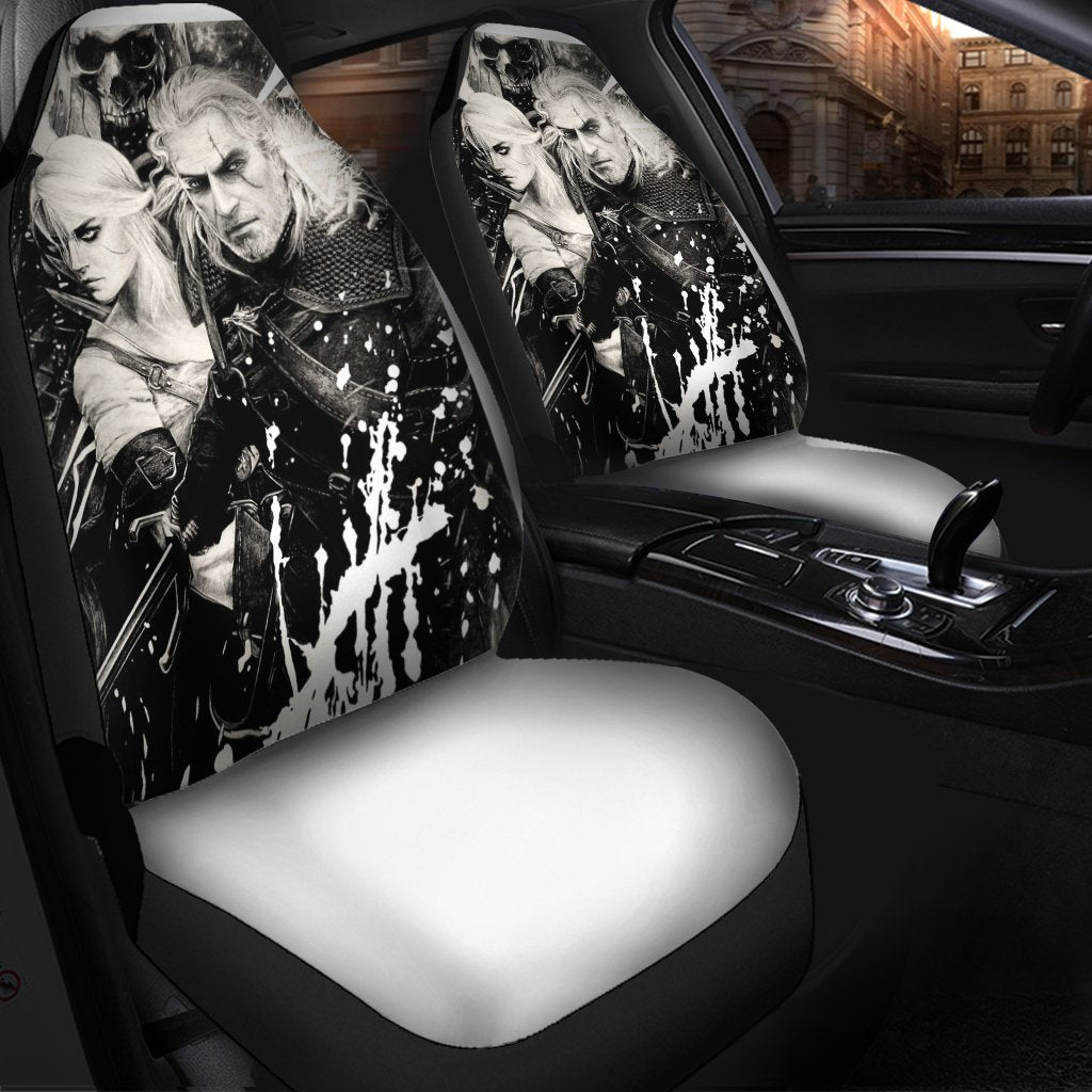 The Witcher 3 Art Car Seat Covers Amazing Best Gift Idea