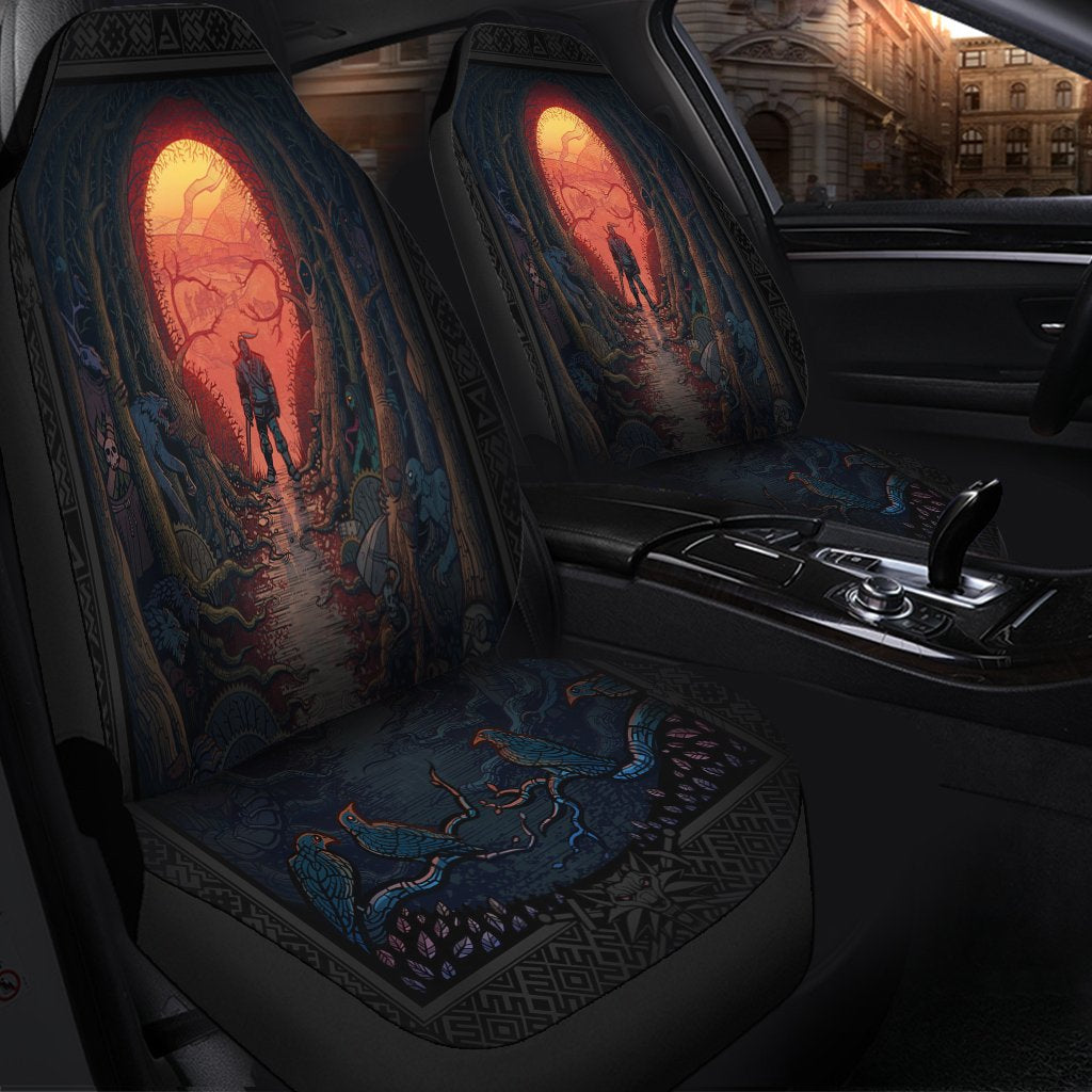 The Witcher Art Car Seat Covers Amazing Best Gift Idea