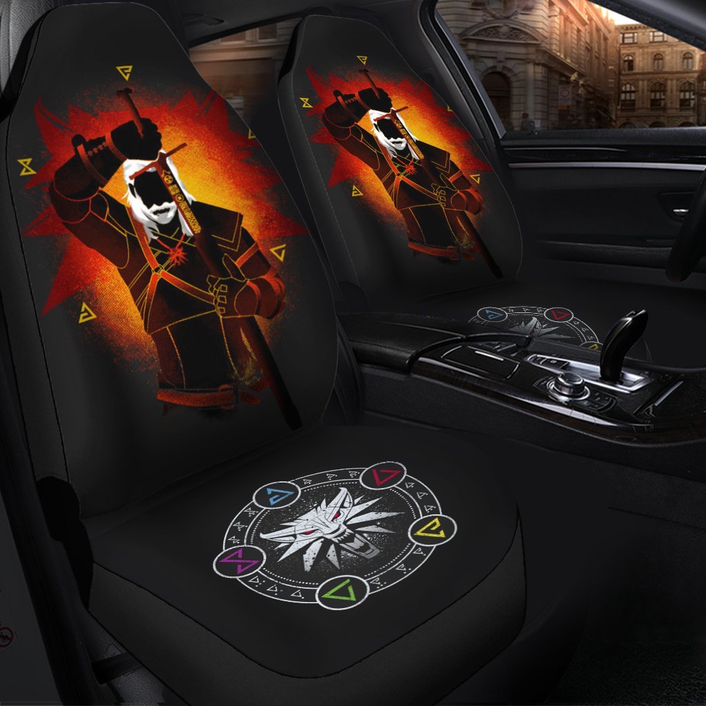 The Witcher Car Seat Covers Amazing Best Gift Idea