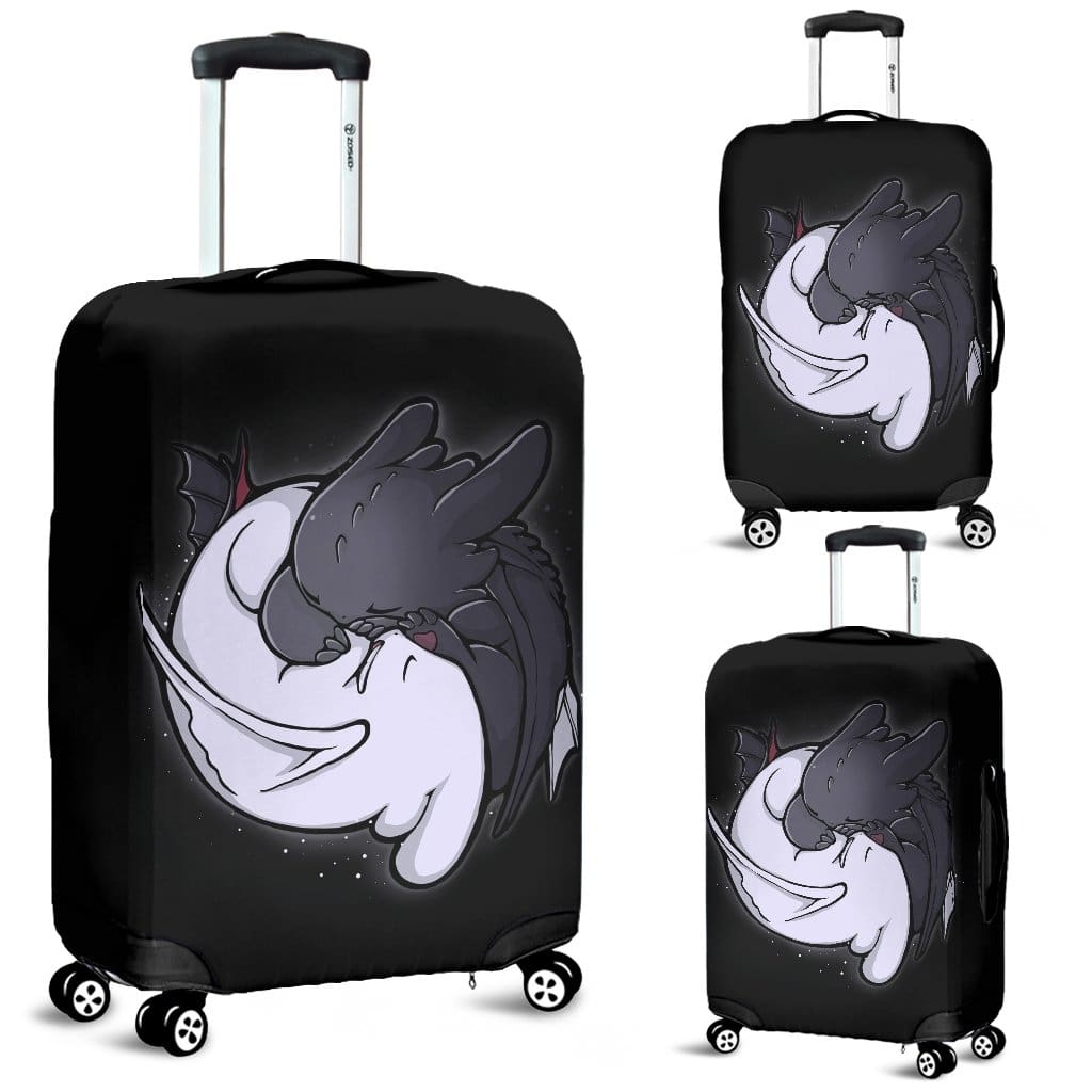 Toothless Night Fury Vs Light Fury Luggage Covers