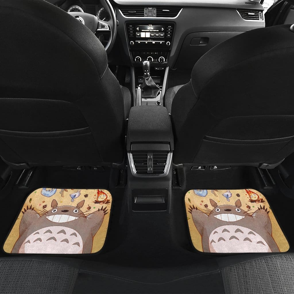 Totoro Front And Back Car Mats (Set Of 4)