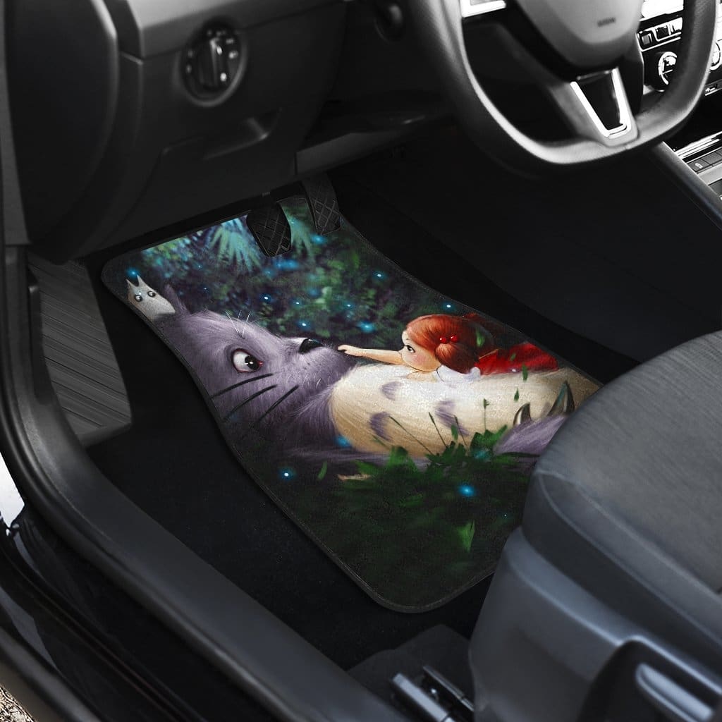 Totoro Relax Front And Back Car Mats (Set Of 4)
