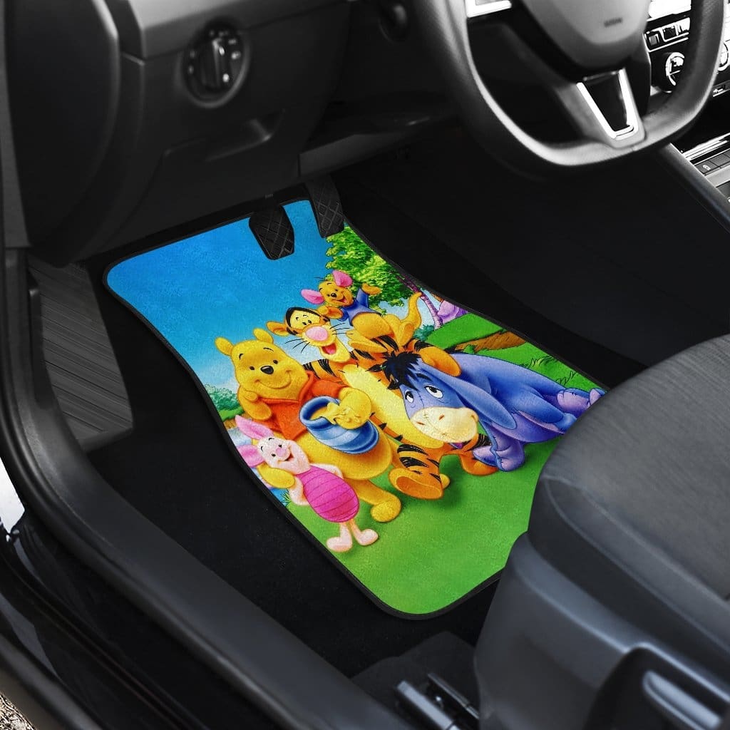 Winnie The Pooh Front And Back Car Mats 11 (Set Of 4)