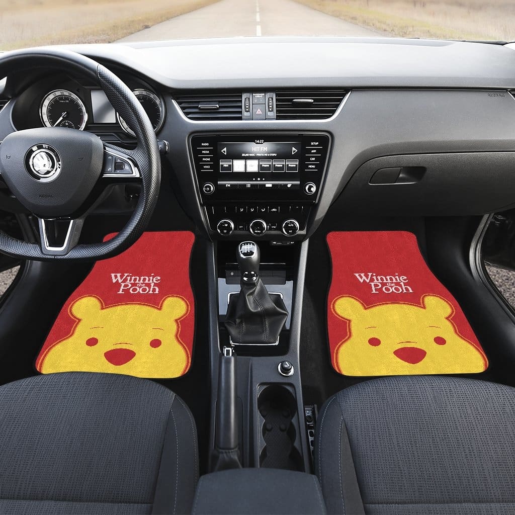 Winnie The Pooh Front And Back Car Mats 13 (Set Of 4)