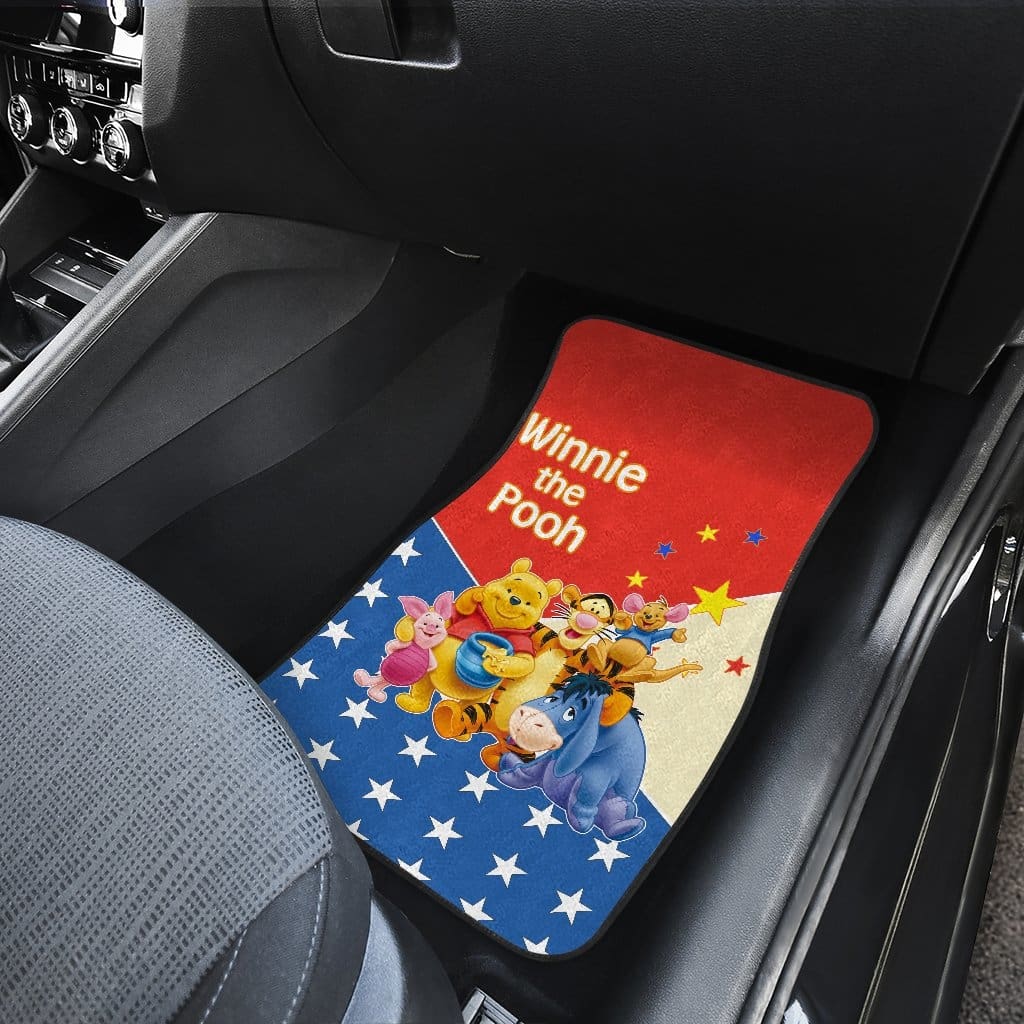 Winnie The Pooh Front And Back Car Mats 15 (Set Of 4)