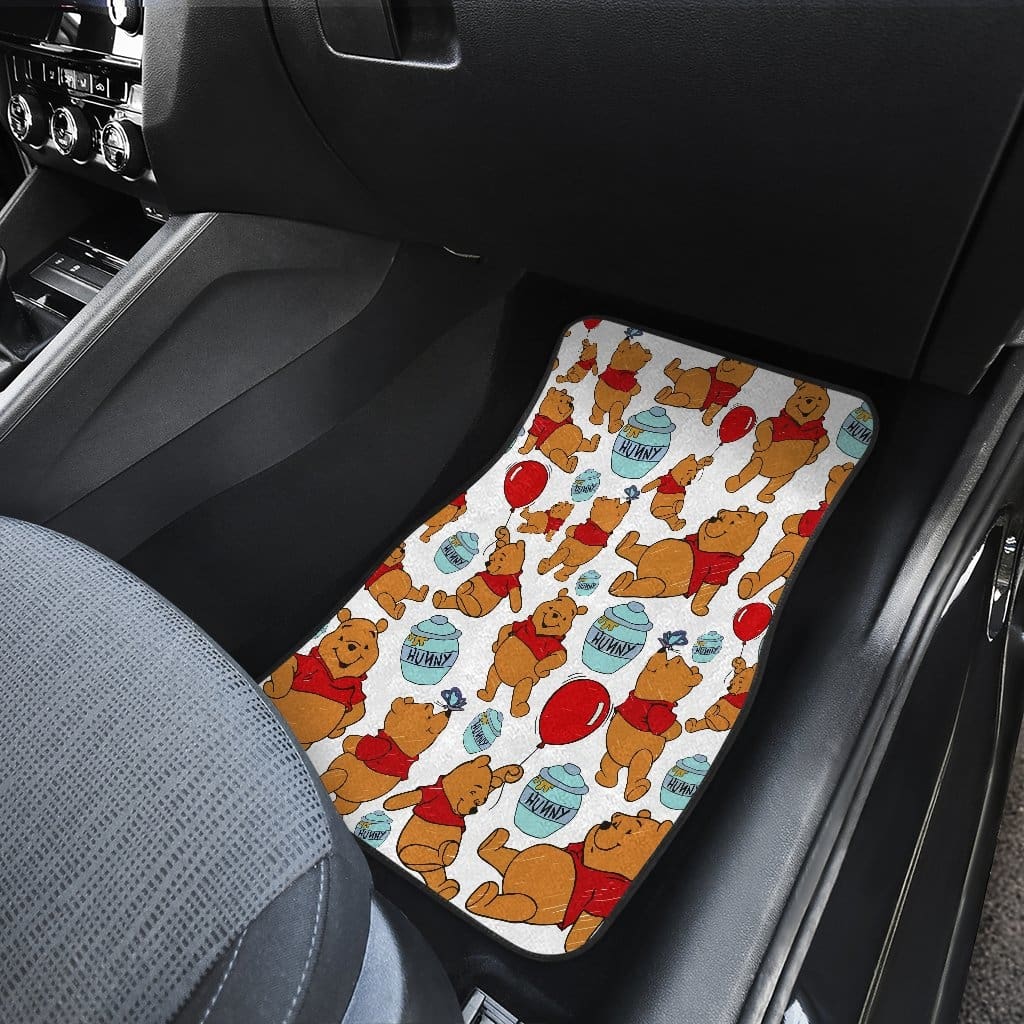 Winnie The Pooh Front And Back Car Mats 7 (Set Of 4)